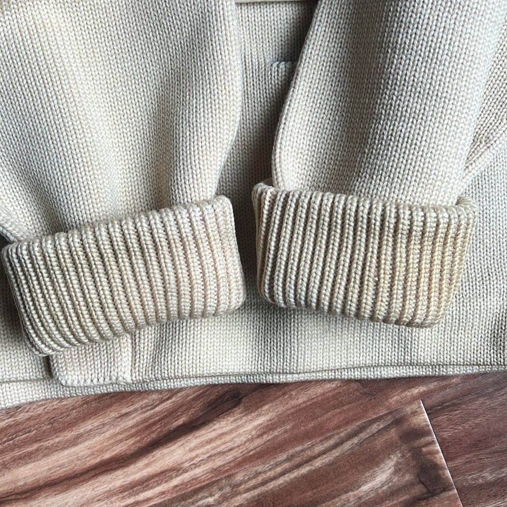 Vintage Wool Football Varsity Letterman Sweater L - Picture 9 of 10